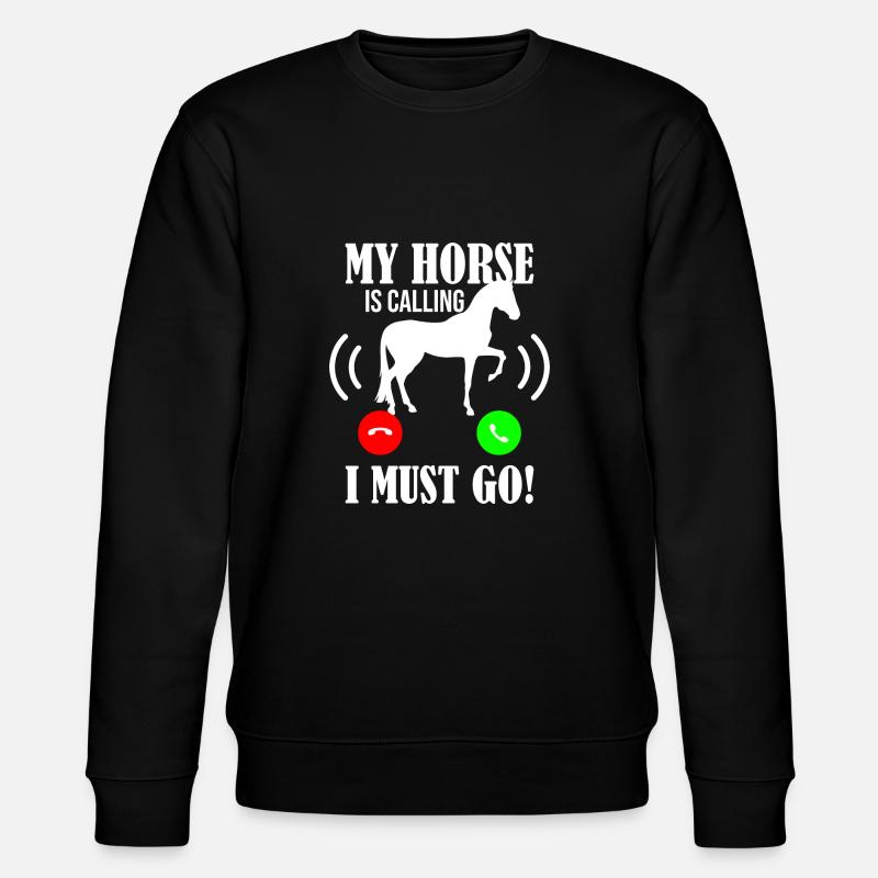 Appeler le cheval - Sweat bio CHANGER Stanley/Stella Unisexe - noir