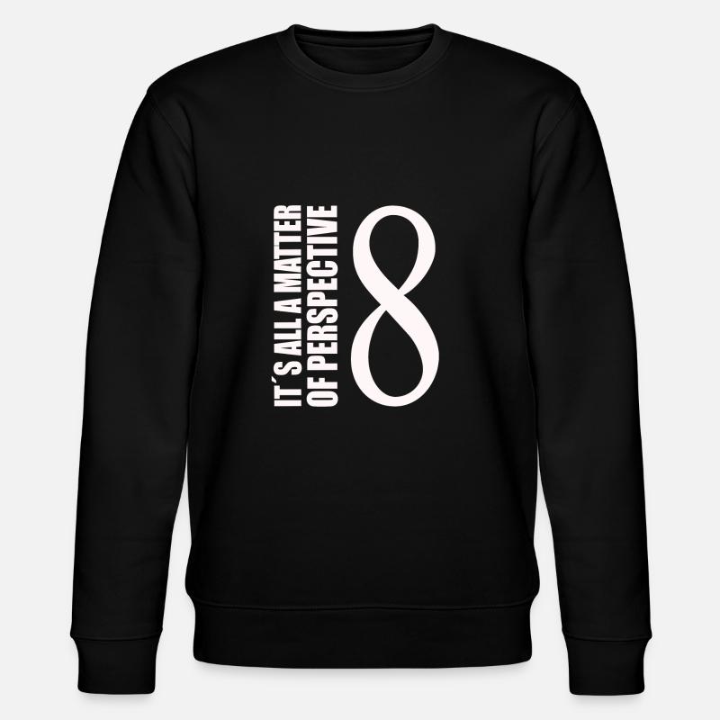 funny math physics science - Stanley/Stella CHANGER Unisex Organic Sweatshirt - black