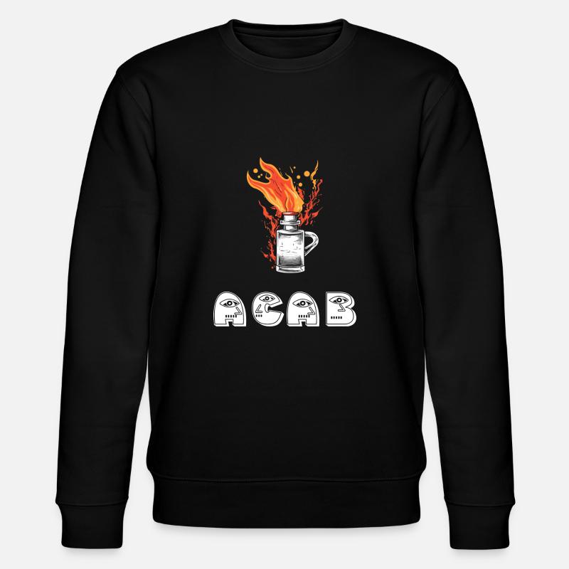 ACAB - Stanley/Stella Unisex Bio-Sweatshirt CHANGER  - Schwarz