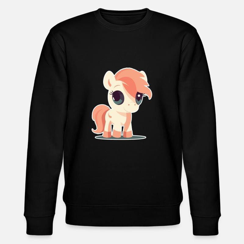 Pony - Stanley/Stella Unisex Bio-Sweatshirt CHANGER  - Schwarz