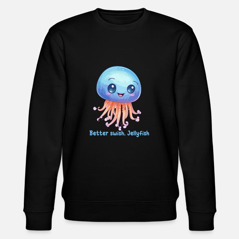 Better swish, Jellyfish - Sweat bio CHANGER Stanley/Stella Unisexe - noir