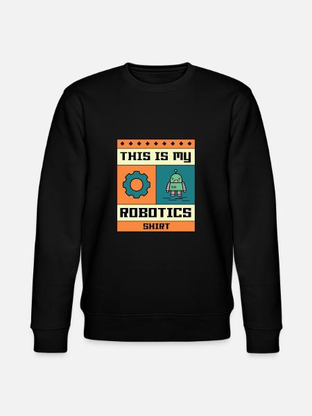 Robotics Engineer Mechanics Electro Student - Stanley/Stella CHANGER Unisex Organic Sweatshirt - black