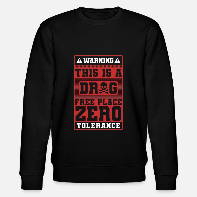 Dépendance Marijuana sobre - Sweat bio CHANGER Stanley/Stella Unisexe - noir