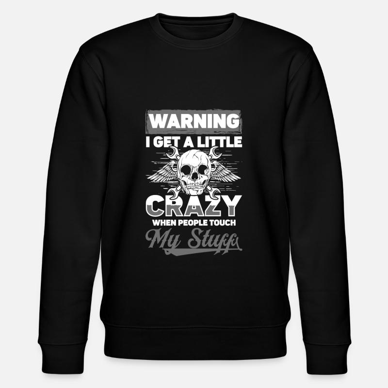 Do not touch - Stanley/Stella CHANGER Unisex Organic Sweatshirt - black