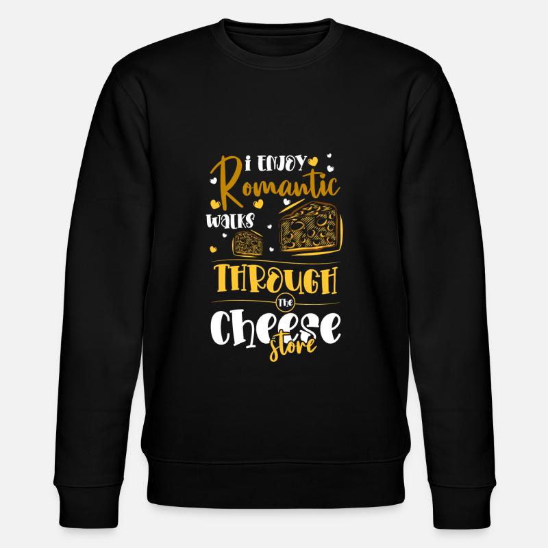 Cheese Lover Cheddar Parmesan Cheesecake - Sweat bio CHANGER Stanley/Stella Unisexe - noir