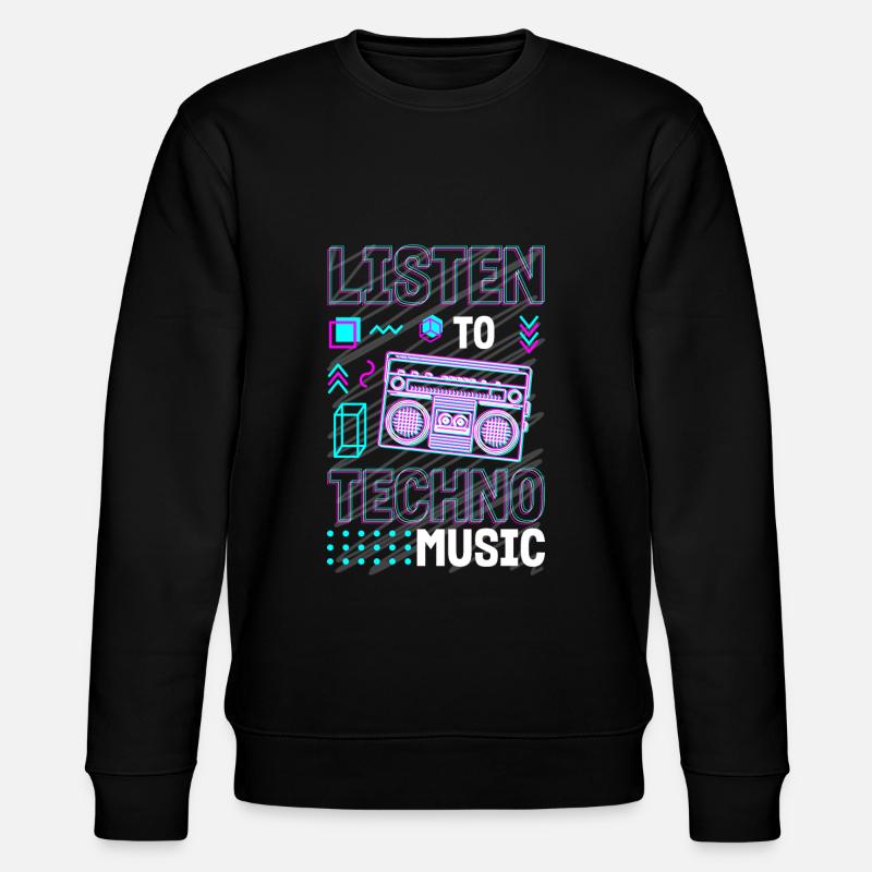 Rave House Music Dj - Sweat bio CHANGER Stanley/Stella Unisexe - noir