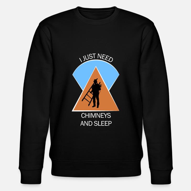 Schornsteinfeger Schlotfeger - Stanley/Stella Unisex Bio-Sweatshirt CHANGER  - Schwarz