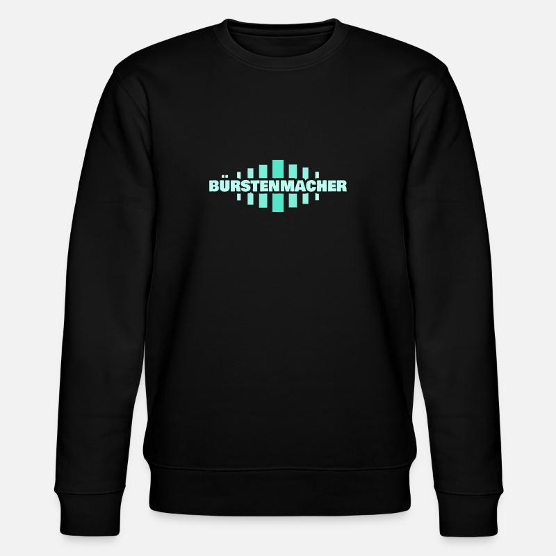 Beruf Bürstenmacher - Stanley/Stella Unisex Bio-Sweatshirt CHANGER  - Schwarz
