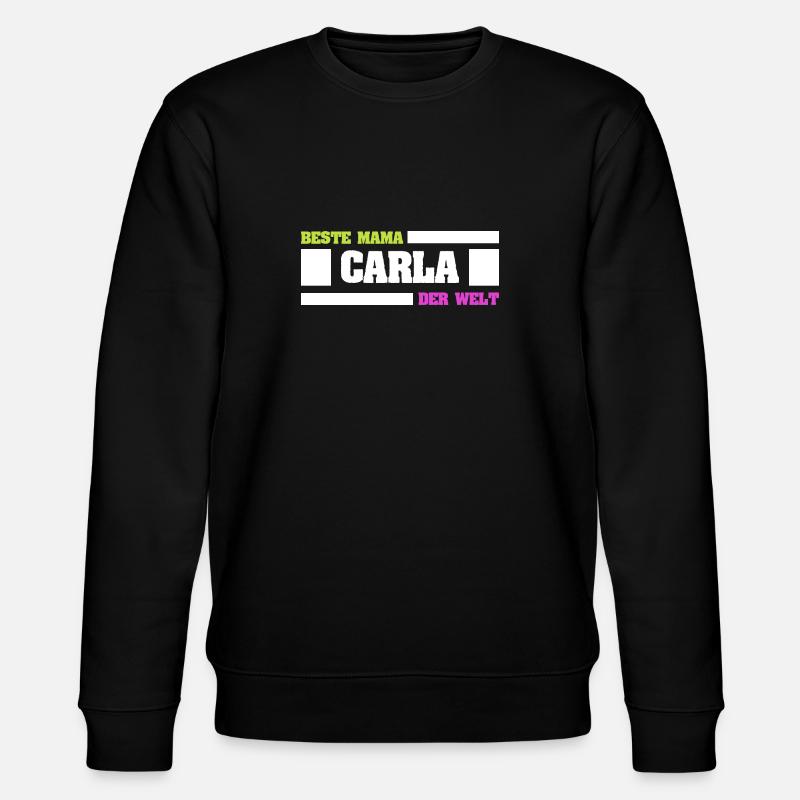 Carla als Mutter - Stanley/Stella Unisex Bio-Sweatshirt CHANGER  - Schwarz