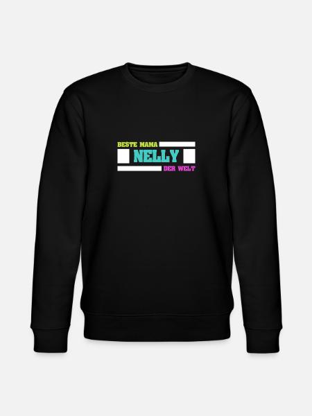Nelly als Mutter - Stanley/Stella Unisex Bio-Sweatshirt CHANGER  - Schwarz