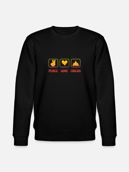 Peace Love Circus - Stanley/Stella CHANGER Unisex Organic Sweatshirt - black