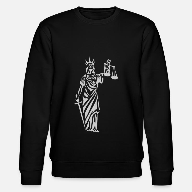 Justitia - Sweat bio CHANGER Stanley/Stella Unisexe - noir