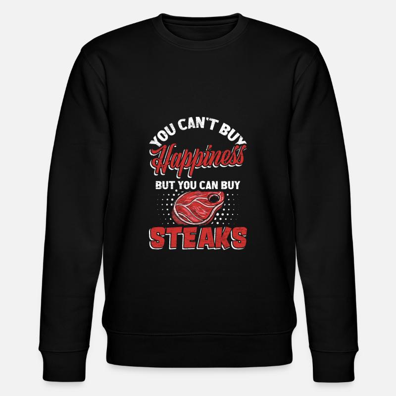 Steak - Stanley/Stella Unisex Bio-Sweatshirt CHANGER  - Schwarz