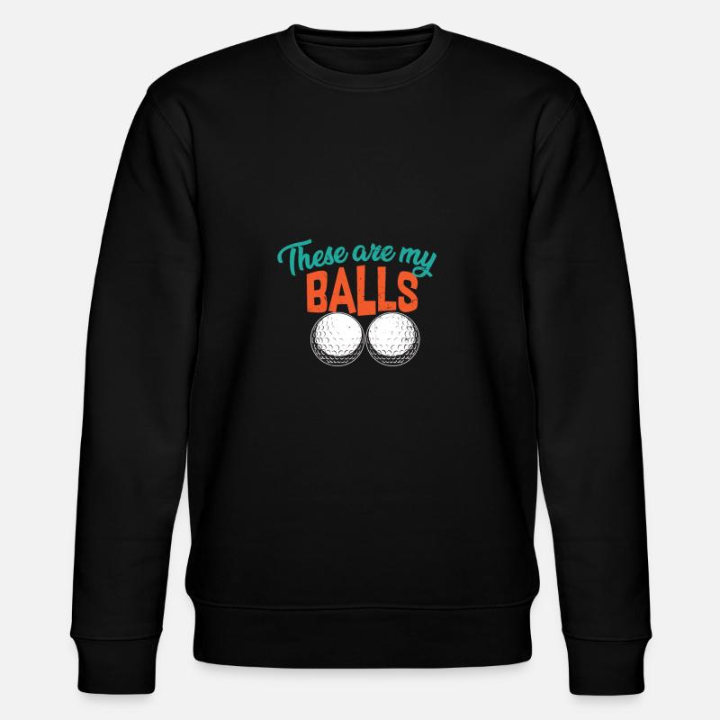 balle de golf - Sweat bio CHANGER Stanley/Stella Unisexe - noir