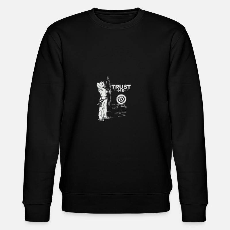 Bogenschießen - Stanley/Stella Unisex Bio-Sweatshirt CHANGER  - Schwarz