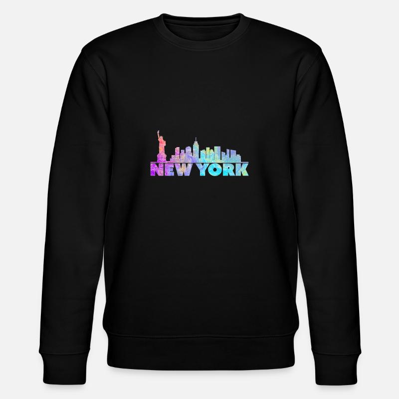 New York - Sweat bio CHANGER Stanley/Stella Unisexe - noir