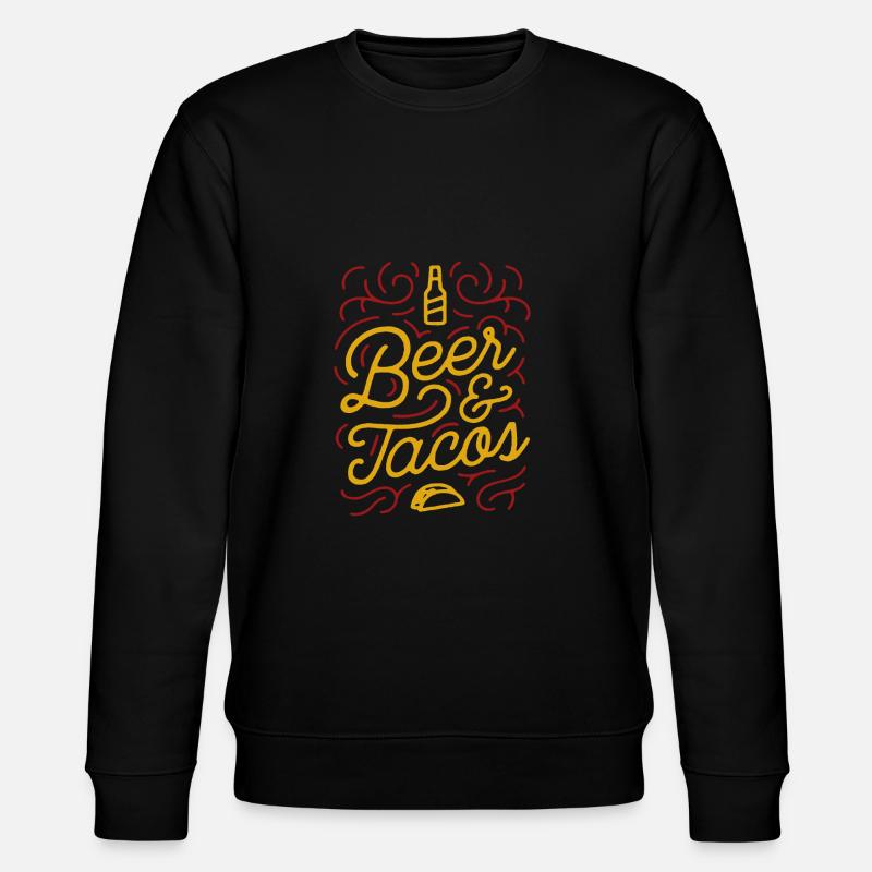 Bière et tacos - Sweat bio CHANGER Stanley/Stella Unisexe - noir