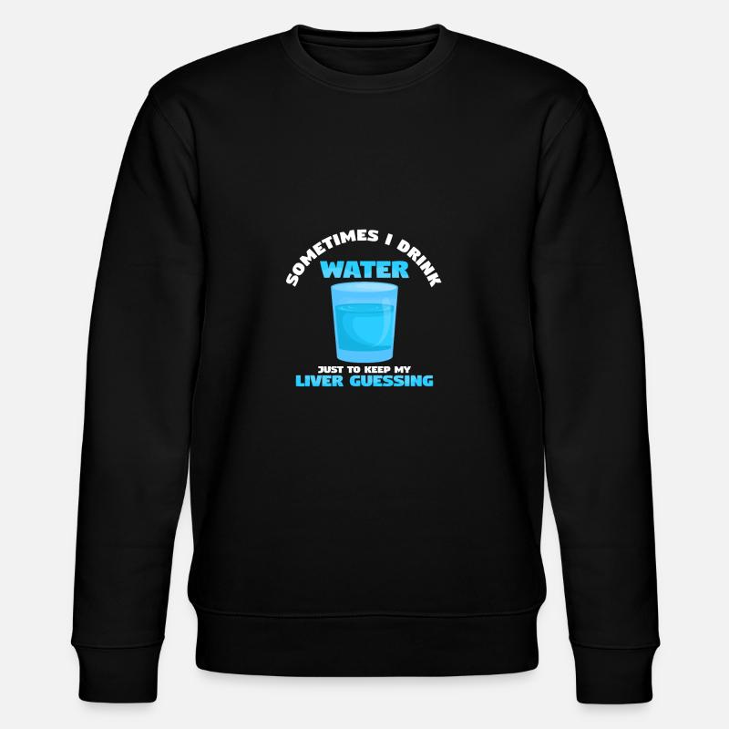 Alkohol - Stanley/Stella Unisex Bio-Sweatshirt CHANGER  - Schwarz