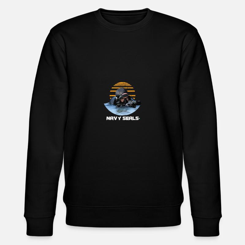 Navy Seals Rescue Diver - Stanley/Stella Unisex Bio-Sweatshirt CHANGER - Schwarz