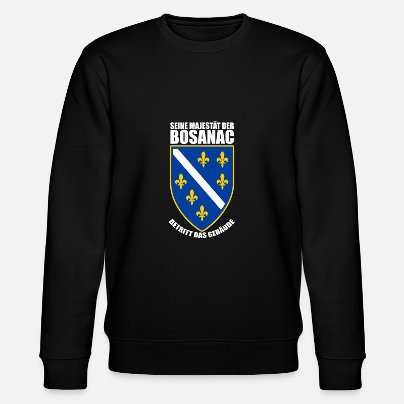 Bosanac Bosnie - Sweat bio CHANGER Stanley/Stella Unisexe - noir