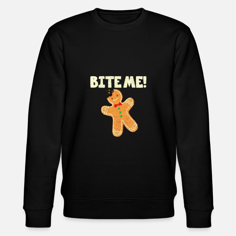 Bite-moi Noël - Sweat bio CHANGER Stanley/Stella Unisexe - noir