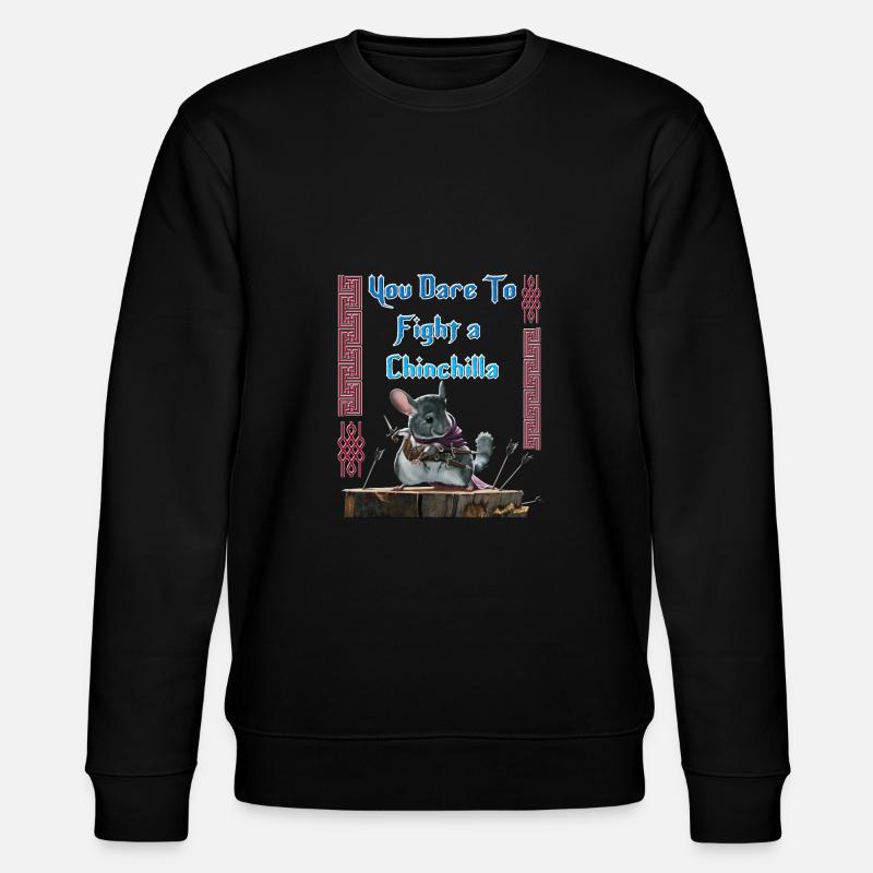 Chinchilla - Stanley/Stella Unisex Bio-Sweatshirt CHANGER  - Schwarz