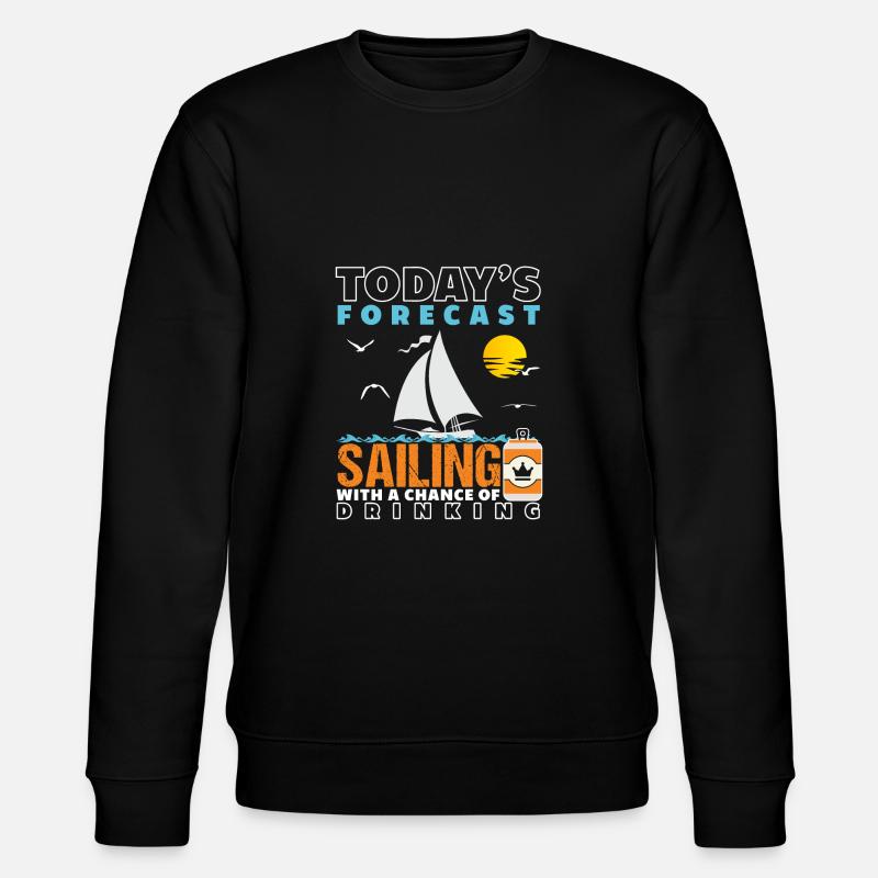 Sailing And Drinking - Stanley/Stella Unisex Bio-Sweatshirt CHANGER - Schwarz