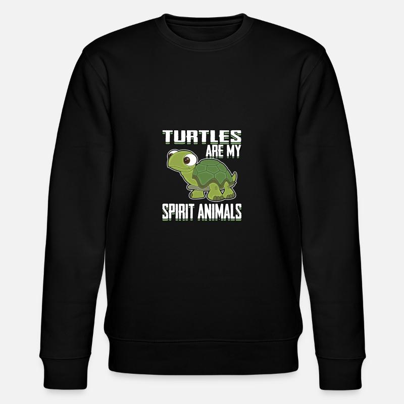 Schildkröten - Stanley/Stella Unisex Bio-Sweatshirt CHANGER  - Schwarz