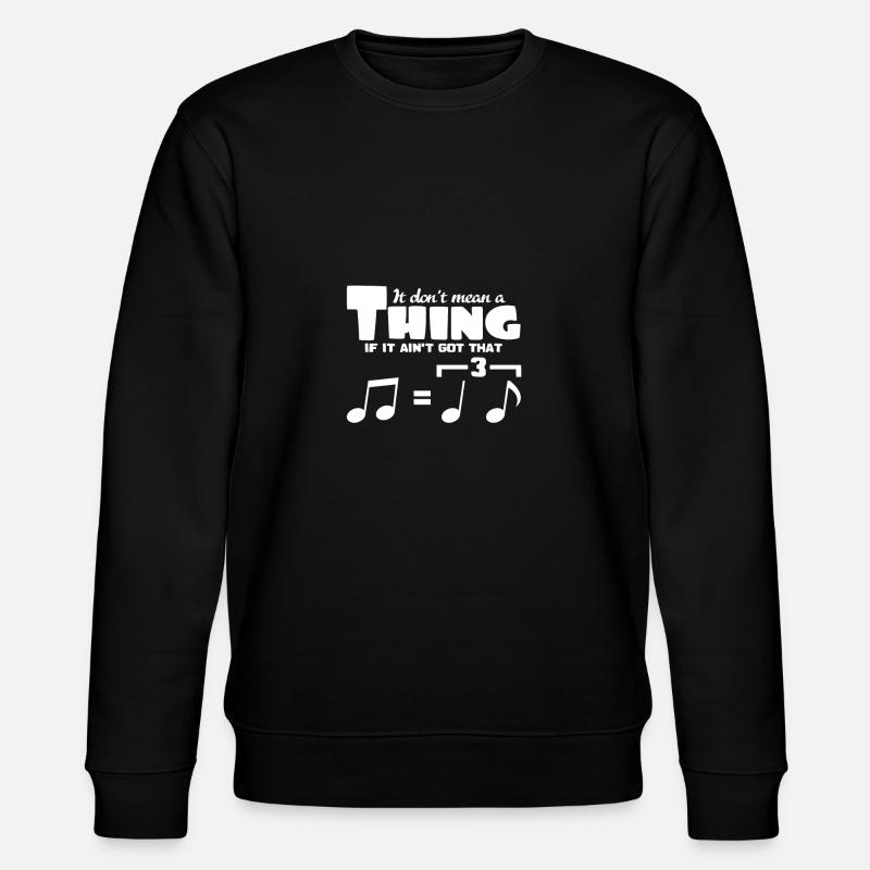jazz - Stanley/Stella CHANGER Unisex Organic Sweatshirt - black