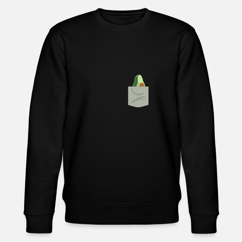 Taschenavocado - Stanley/Stella Unisex Bio-Sweatshirt CHANGER  - Schwarz