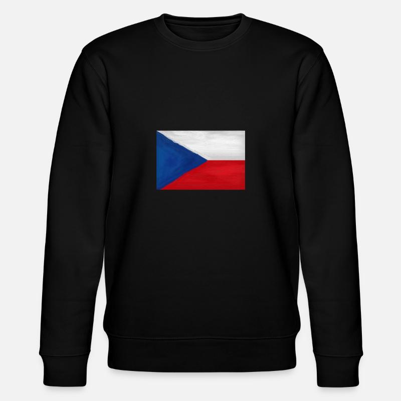 Drapeau de la République tchèque - Sweat bio CHANGER Stanley/Stella Unisexe - noir