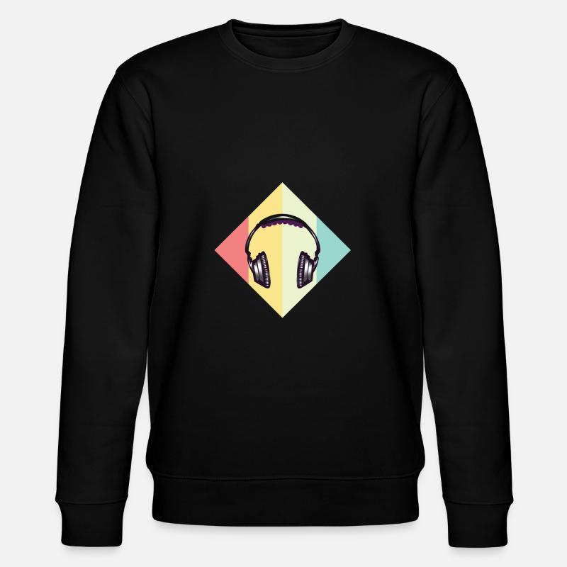 Kopfhörer - Stanley/Stella Unisex Bio-Sweatshirt CHANGER  - Schwarz