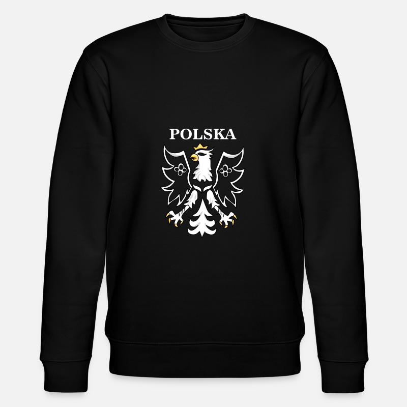 Polish Eagle Pole Pole - Stanley/Stella CHANGER Unisex Organic Sweatshirt - black