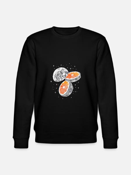 COOL MOON ORANGE SLICE - Sweat bio CHANGER Stanley/Stella Unisexe - noir