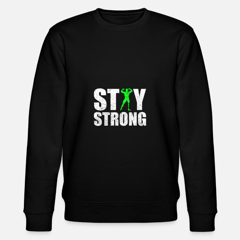 Bodybuilding mit Prothese - Stanley/Stella Unisex Bio-Sweatshirt CHANGER  - Schwarz
