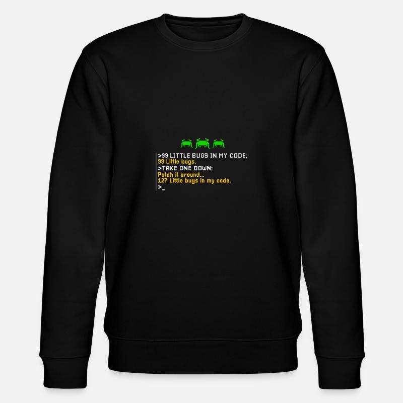 Programmer 99 Little Bugs Programming - Stanley/Stella Unisex Bio-Sweatshirt CHANGER - Schwarz