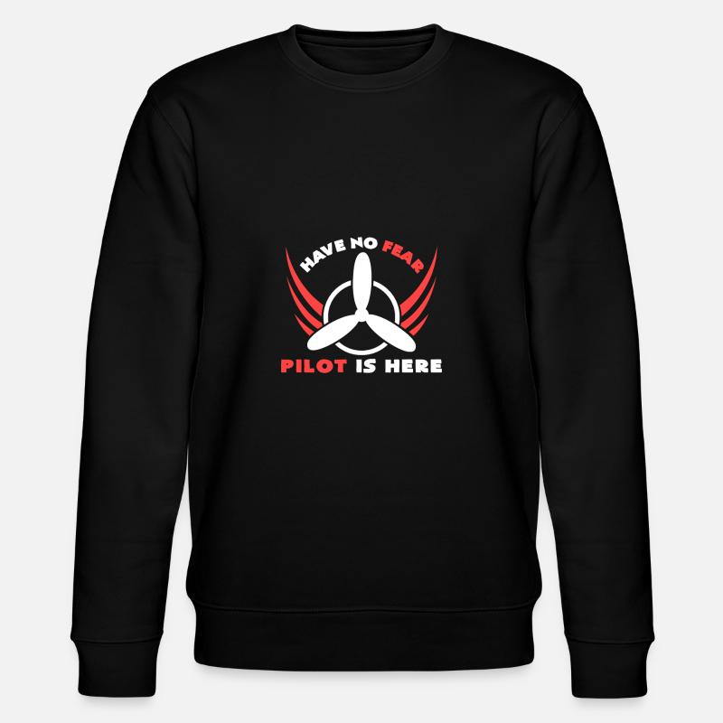 pilote - Sweat bio CHANGER Stanley/Stella Unisexe - noir