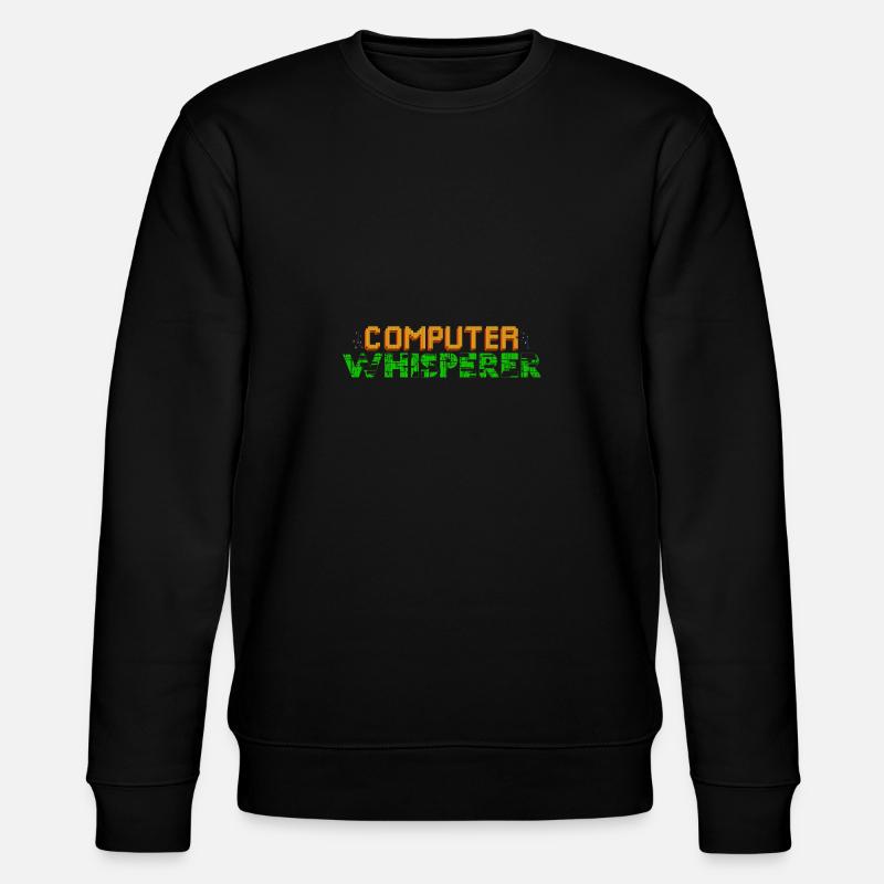 Computer Whisperer - Computer Science Programmer - Stanley/Stella Unisex Bio-Sweatshirt CHANGER  - Schwarz