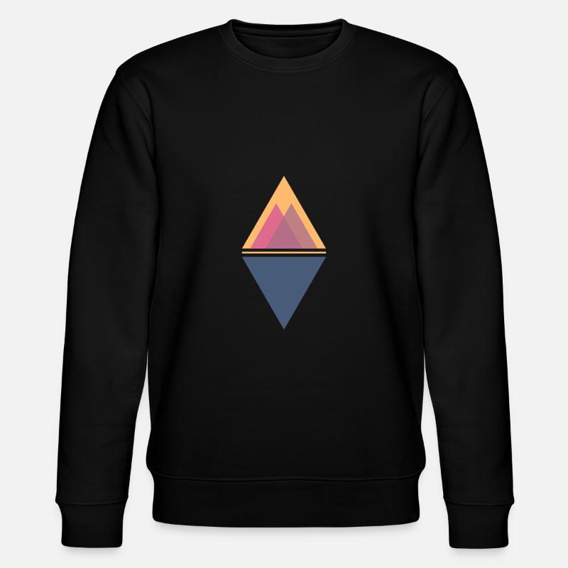 Triangles de formes géométriques - Sweat bio CHANGER Stanley/Stella Unisexe - noir