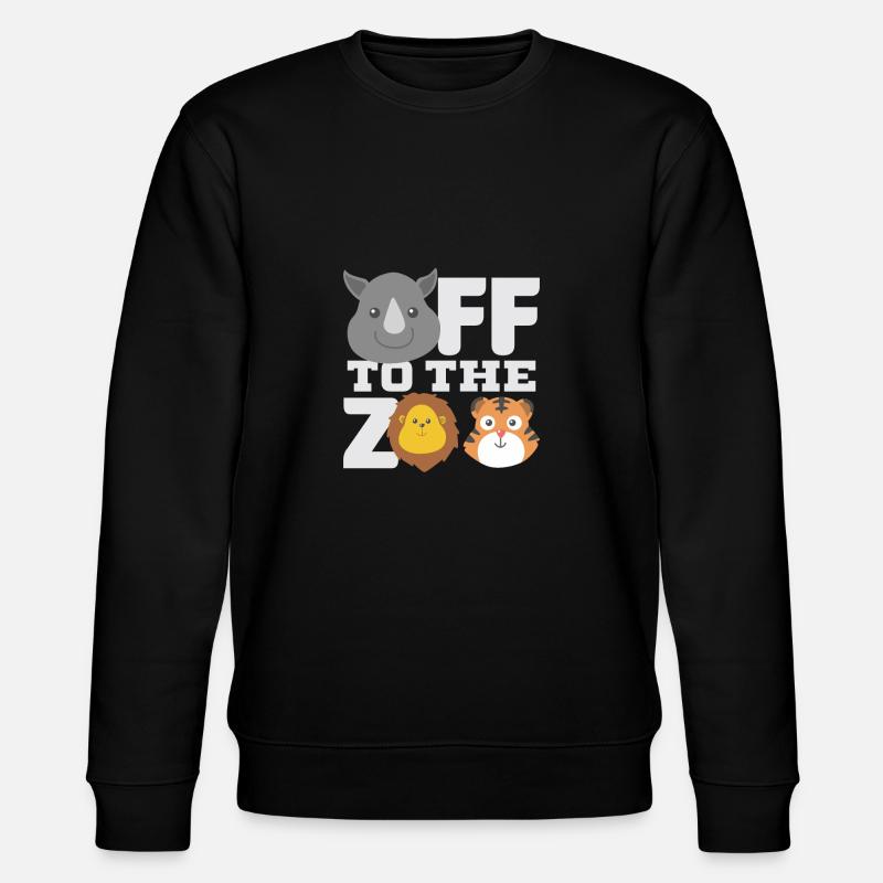 Zoo - Stanley/Stella Unisex Bio-Sweatshirt CHANGER  - Schwarz