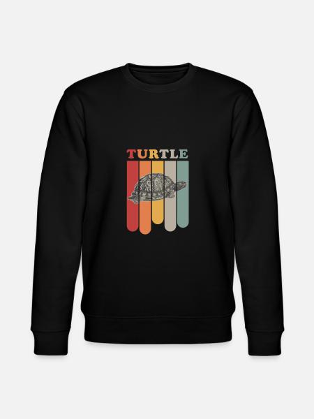 Schildkröte - Stanley/Stella Unisex Bio-Sweatshirt CHANGER - Schwarz