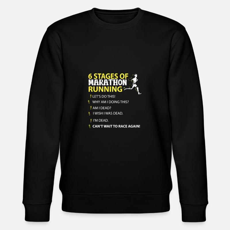 Marathon Running - Stanley/Stella CHANGER Unisex Organic Sweatshirt - black