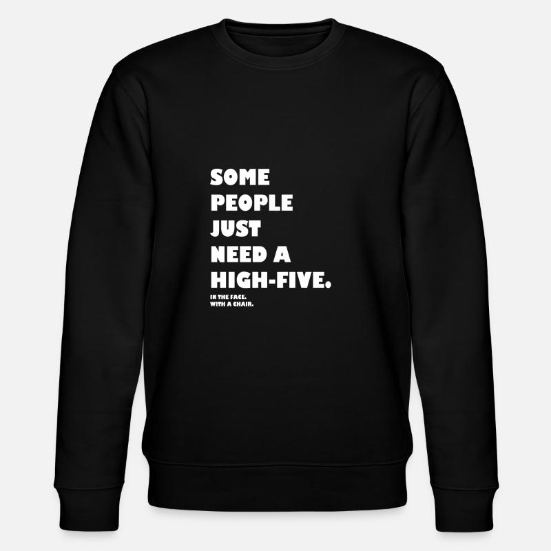 High Five - Stanley/Stella CHANGER Unisex Organic Sweatshirt - black