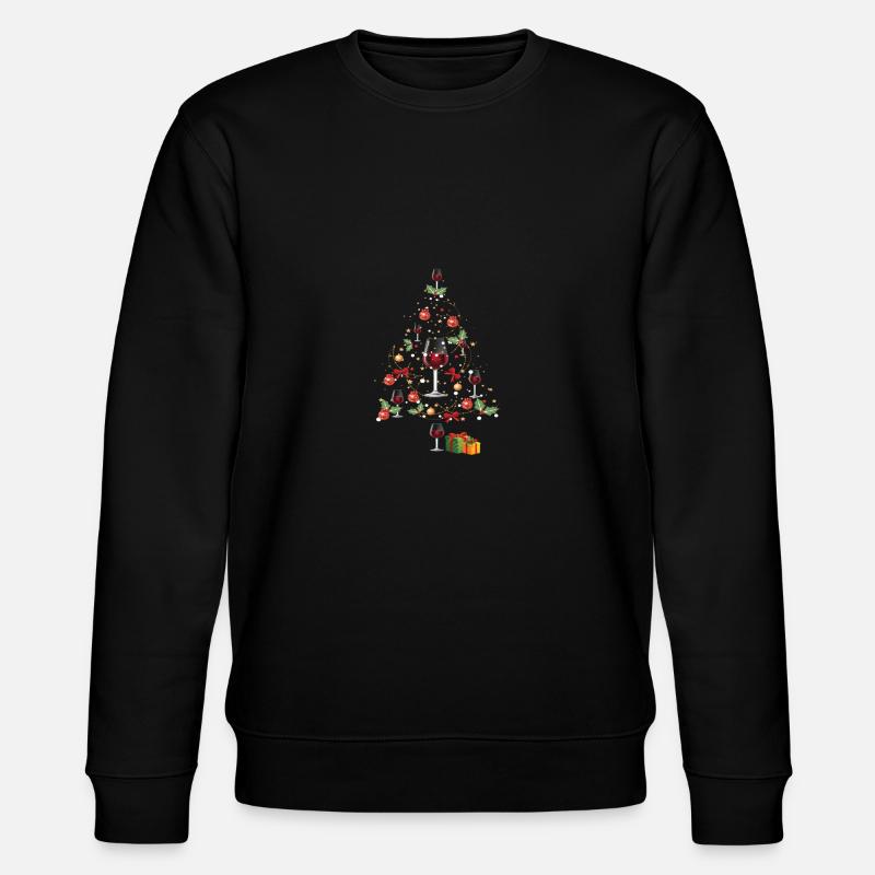 Weihnachten - Stanley/Stella Unisex Bio-Sweatshirt CHANGER  - Schwarz