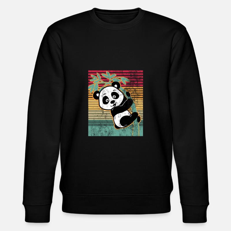 panda - Sweat bio CHANGER Stanley/Stella Unisexe - noir