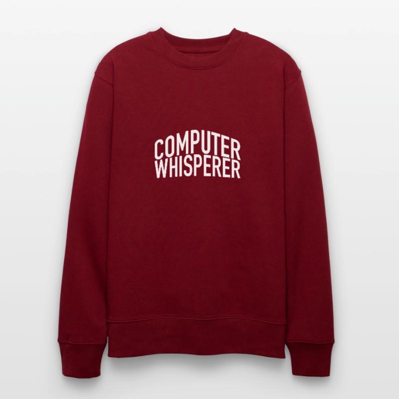 Computer Whisperer Tech Support IT Support IT Nerd Stanley/Stella Unisex Bio-Sweatshirt CHANGER 