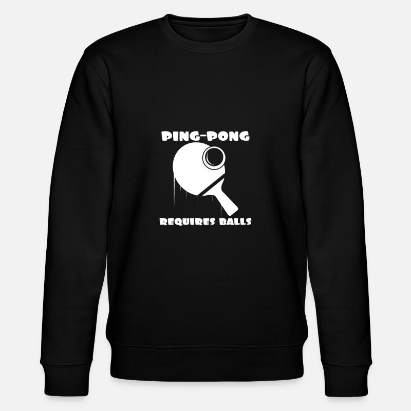 Ping-Pong - Sweat bio CHANGER Stanley/Stella Unisexe - noir