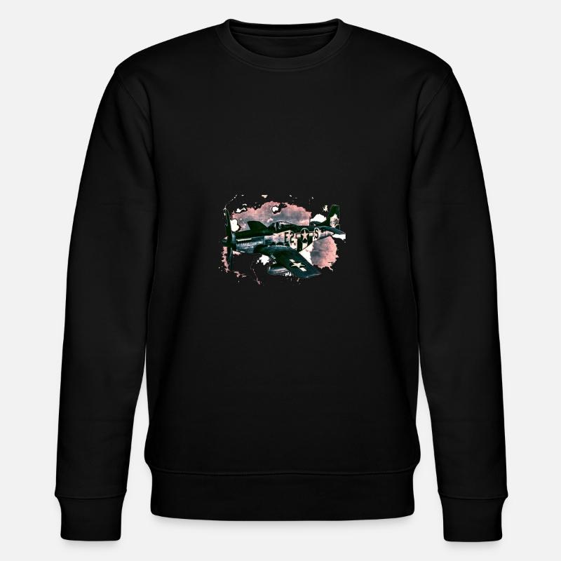 avions de chasse - Sweat bio CHANGER Stanley/Stella Unisexe - noir