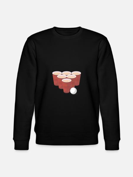 Beerpong mug pyramid - Stanley/Stella CHANGER Unisex Organic Sweatshirt - black