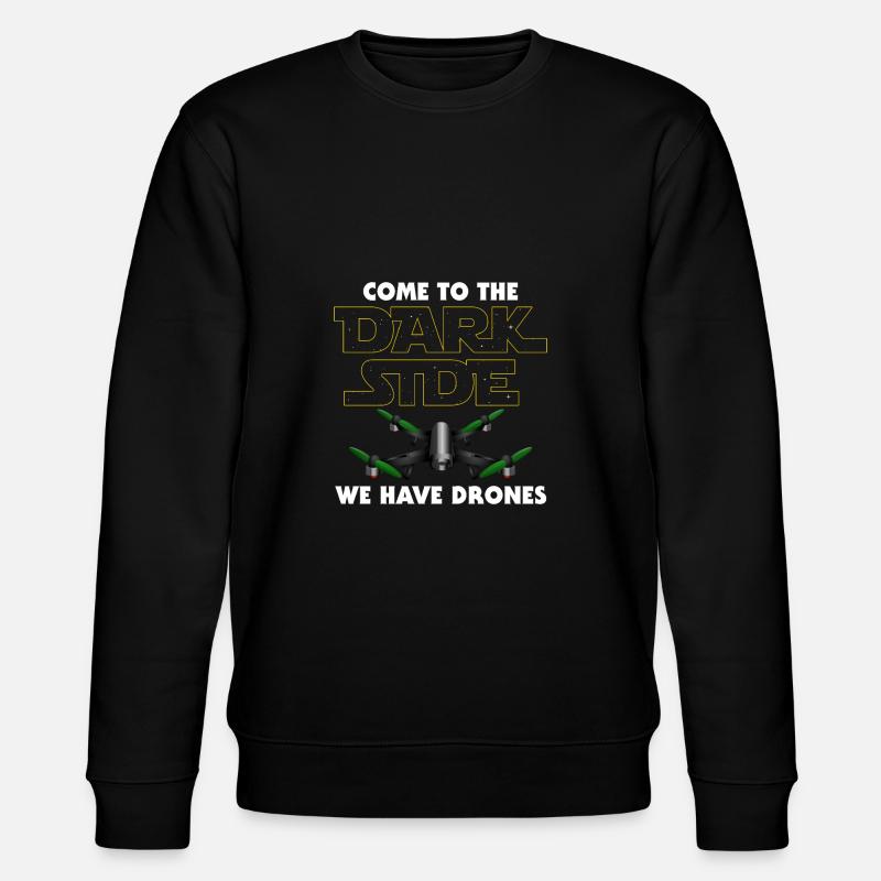 Drones | Come To The Dark Side - Stanley/Stella CHANGER Unisex Organic Sweatshirt - black
